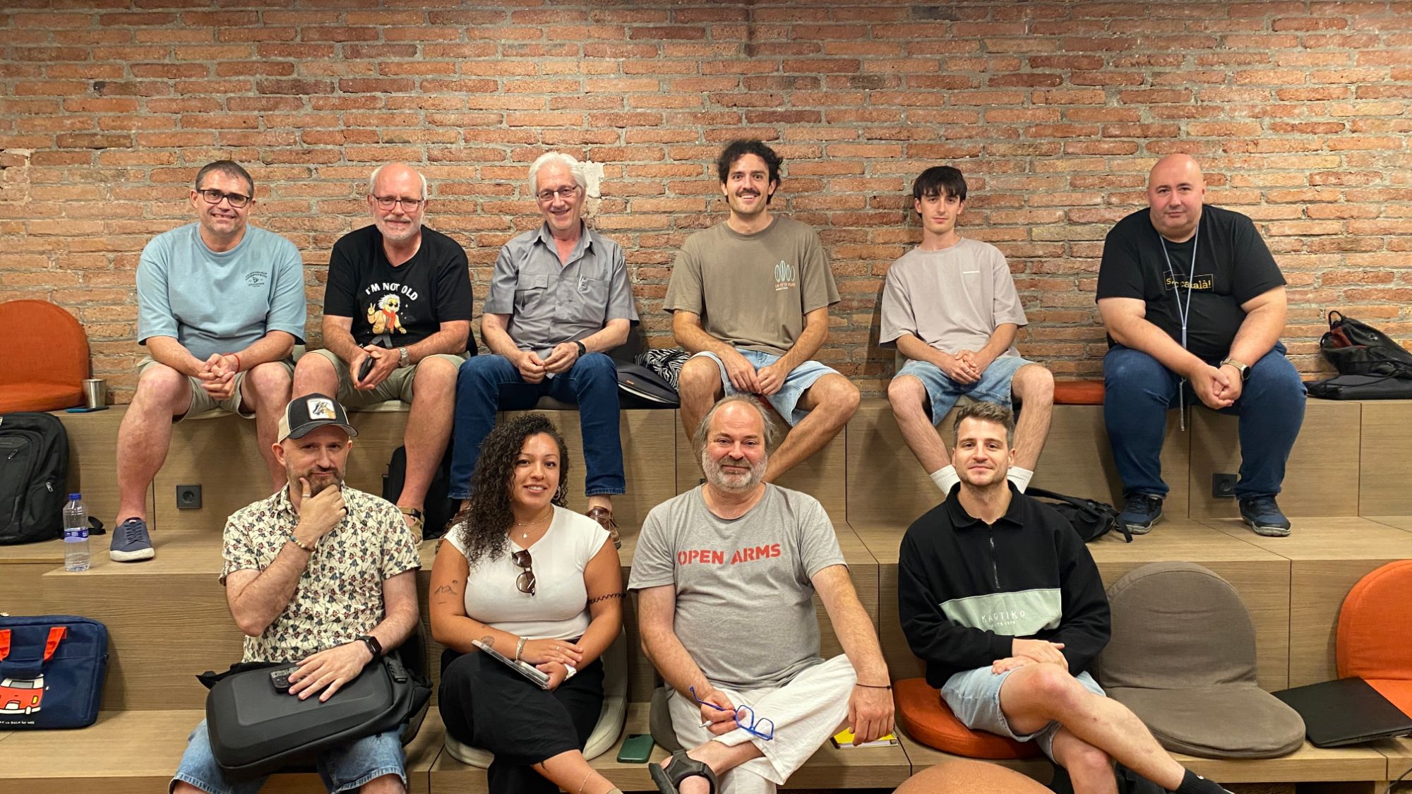 Foto de grup dels assistents a La Capbussada de juliol de 2026